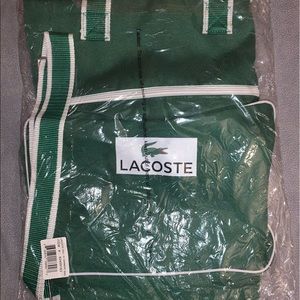 New LaCoste garnet Bag